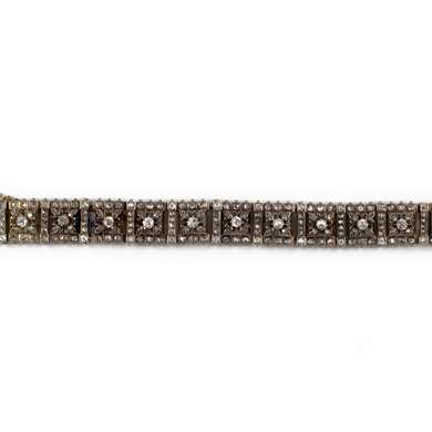 Belle Epoque gold and diamonds bracelet 
