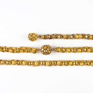 Chaine et bracelet assorti en or