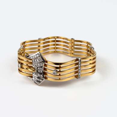Bracelet en or et diamant 