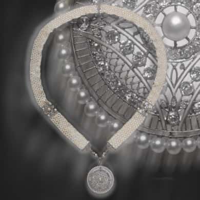 Belle Epoque pearl and diamond necklace